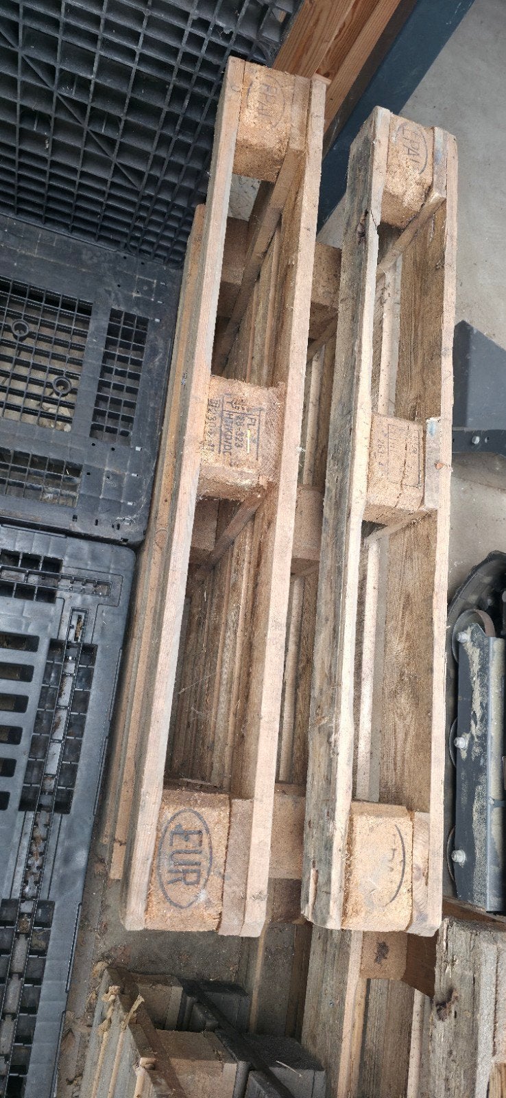 Gebruikte Euro pallets - Diverse maten beschikbaar, Ophalen, Gebruikt, Hout, 100 mm of meer