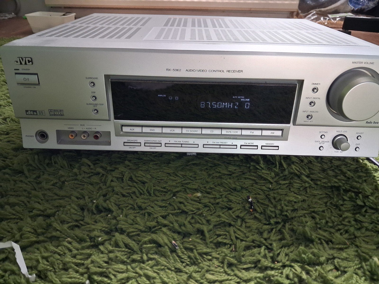JVC RX-5062 Audio/Video Control Receiver + afstandsbedienin, Ophalen, Gebruikt, JVC, 60 tot 120 watt