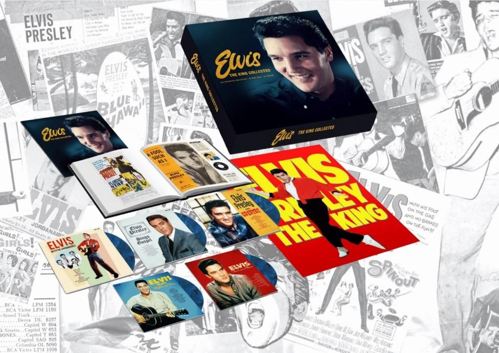 Elvis Presley- The King Collected 5-lp box + gratis "kit", Cd's en Dvd's, Vinyl | Rock, Nieuw in verpakking, Overige genres, Boxset