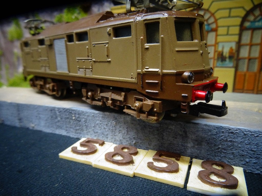 5858=Lima E424 van de Italiaanse spoorwegen.      89, Gebruikt, Ophalen of Verzenden, Lima, Gelijkstroom