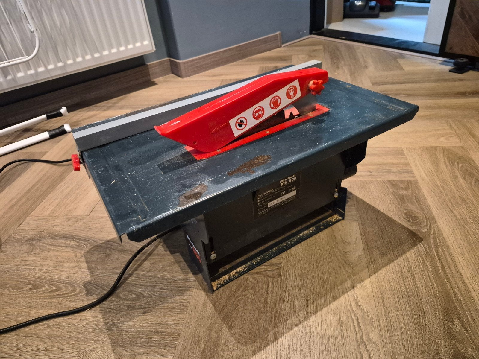 Einhell PTK 800 Tafelcirkelzaag - Gebruikt, Ophalen, Gebruikt, Cirkelzaag, 30 tot 70 mm