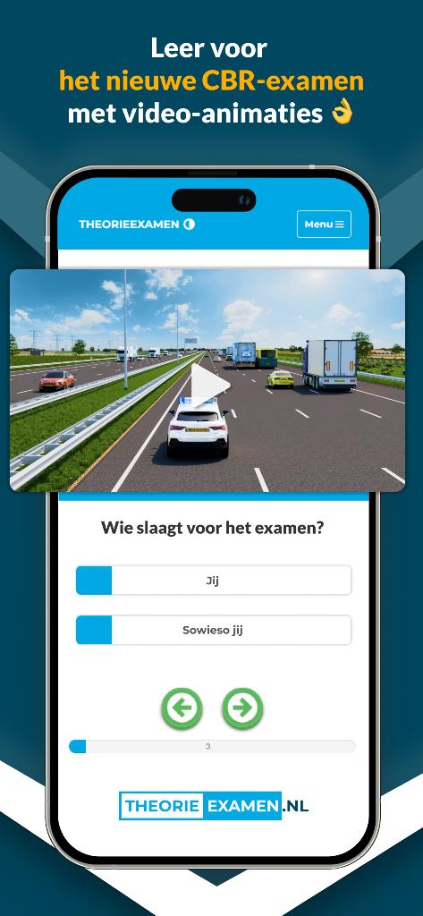 Theorie Examen Oefenen cursus met theorieboek en videovragen, Computers en Software, Educatie- en Cursussoftware, Ophalen of Verzenden