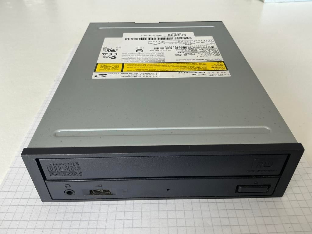 NEC ND-1100A DVD rewriter IDE (getest) zwart., Computers en Software, Optische drives, Intern, Gebruikt, NEC, Ophalen of Verzenden