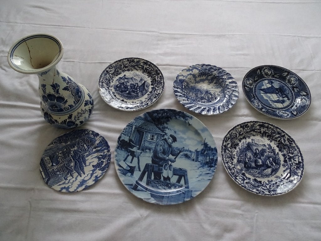 Verzameling origineel plateel, Ophalen