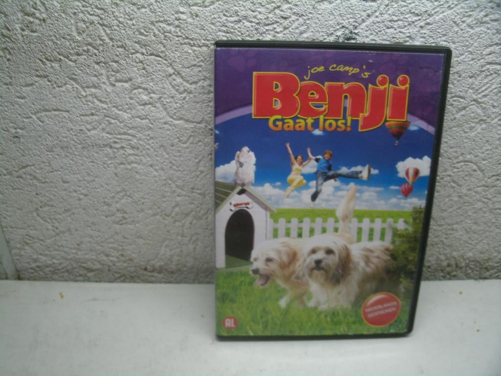 dvd 279k benji gaat los, Alle leeftijden, Ophalen of Verzenden, Zo goed als nieuw