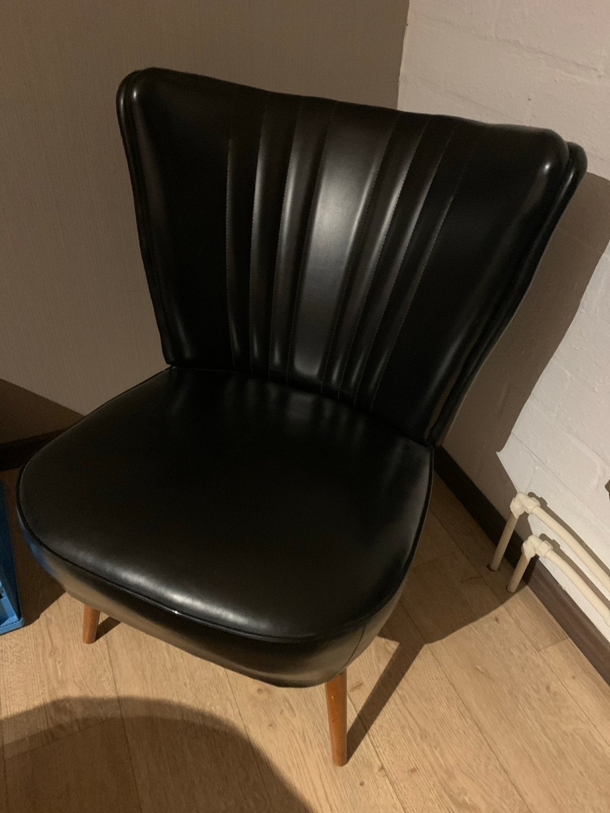 Originele zwarte cocktail stoel in uitstekende staat, Ophalen, Zwart, Zo goed als nieuw, Eén