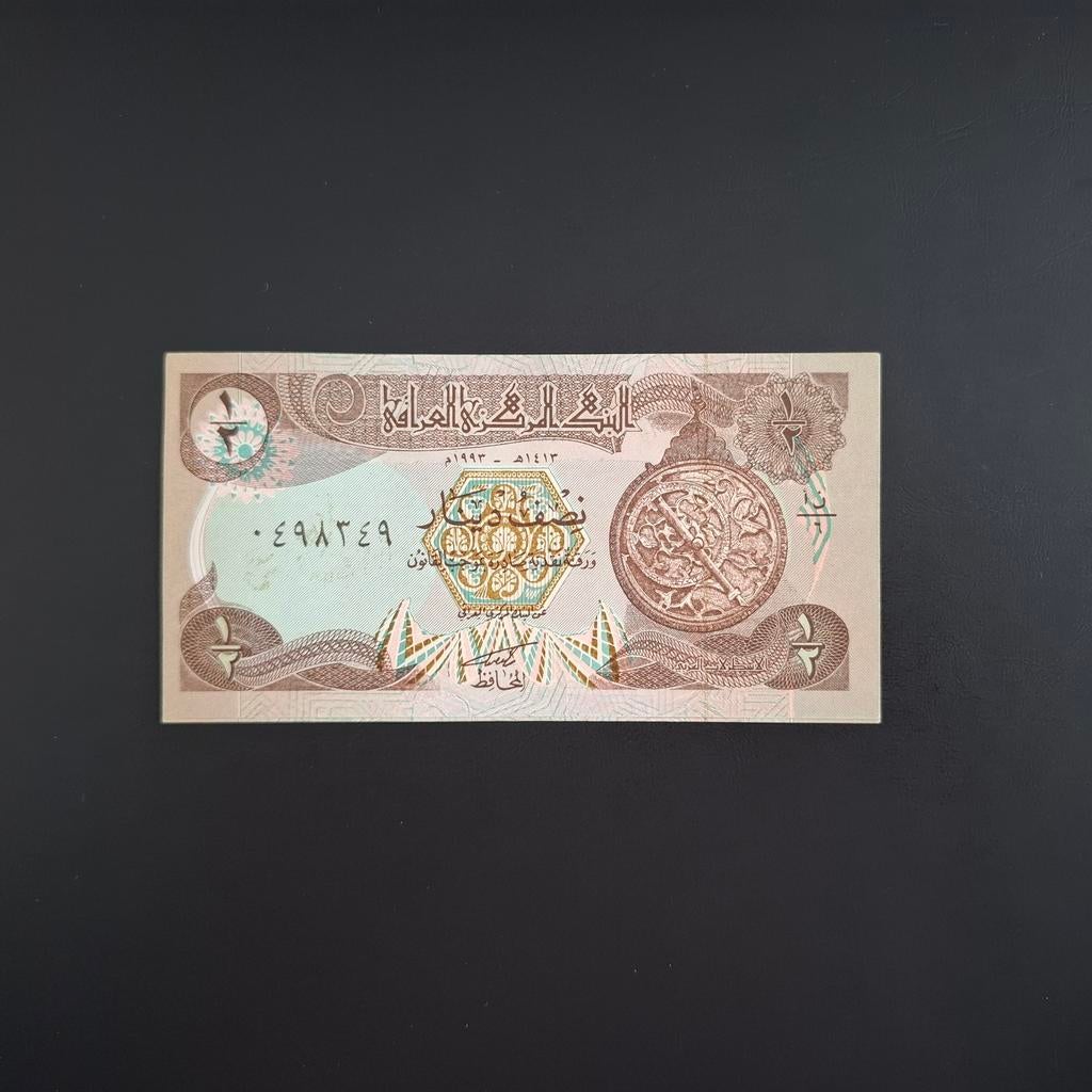 1/2 dinar Irak #036, Postzegels en Munten, Bankbiljetten | Azië, Verzenden, Midden-Oosten, Los biljet