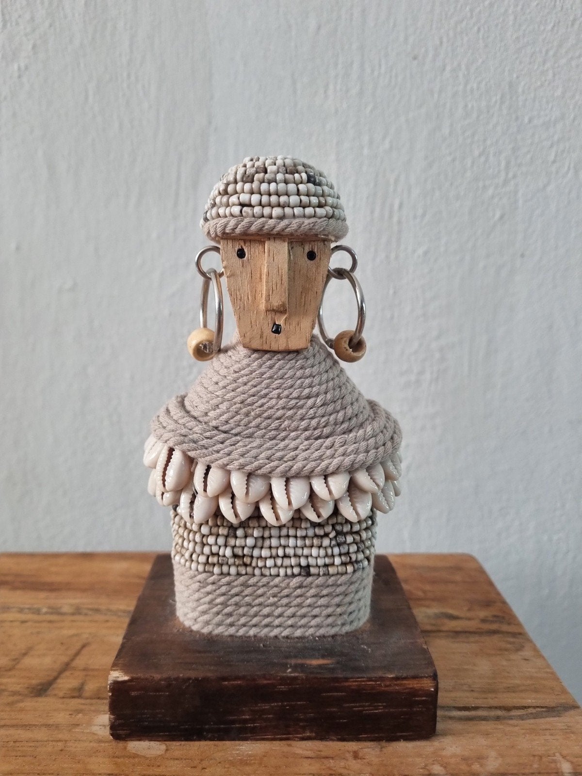 Balinese Namji pop - Boho Ibiza style, Huis en Inrichting, Boho, Nieuw, Ophalen of Verzenden, Beige