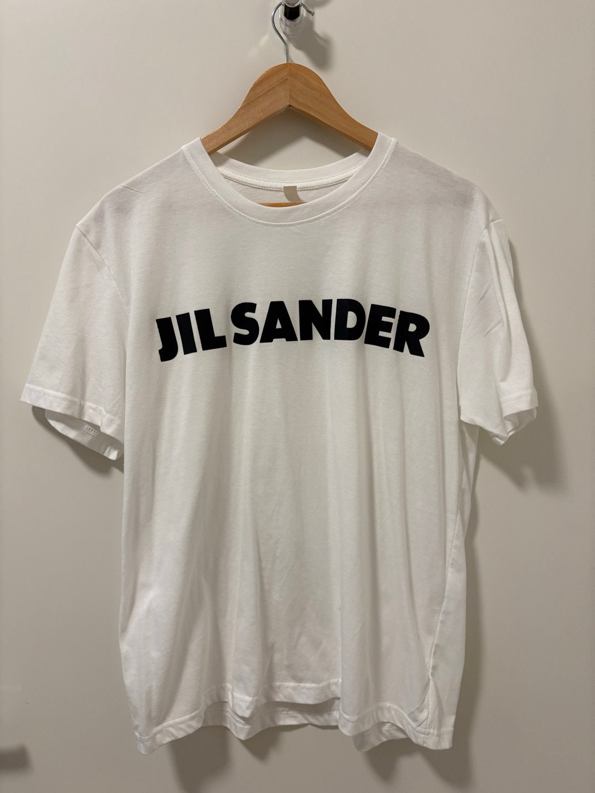Jil Sander T-shirt - Maat L, Kleding | Dames, T-shirts, Ophalen of Verzenden, Zo goed als nieuw, Wit