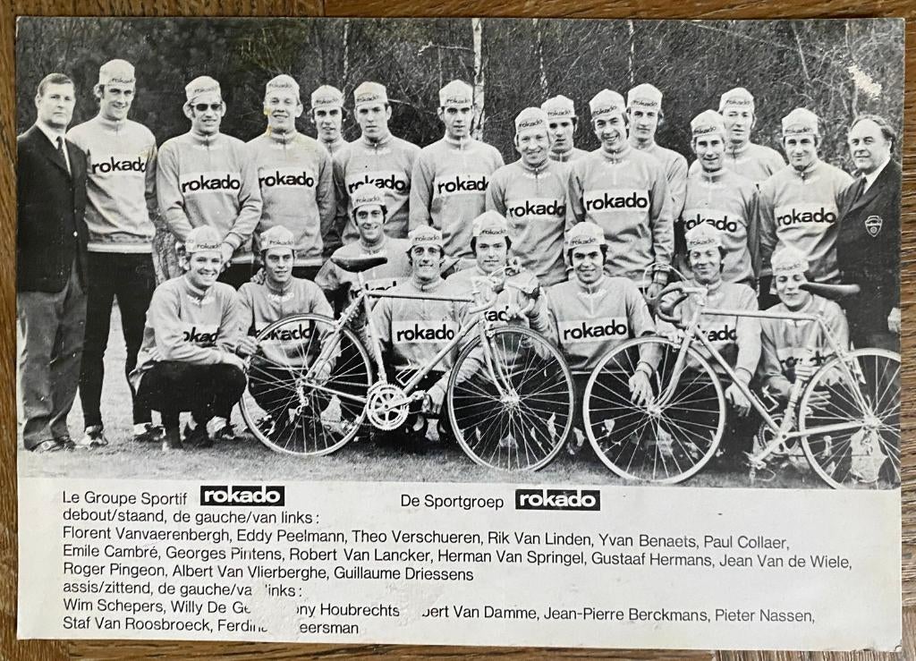 Wielrennen originele fotokaart ROKADO – 1973, Ophalen of Verzenden, Overige typen