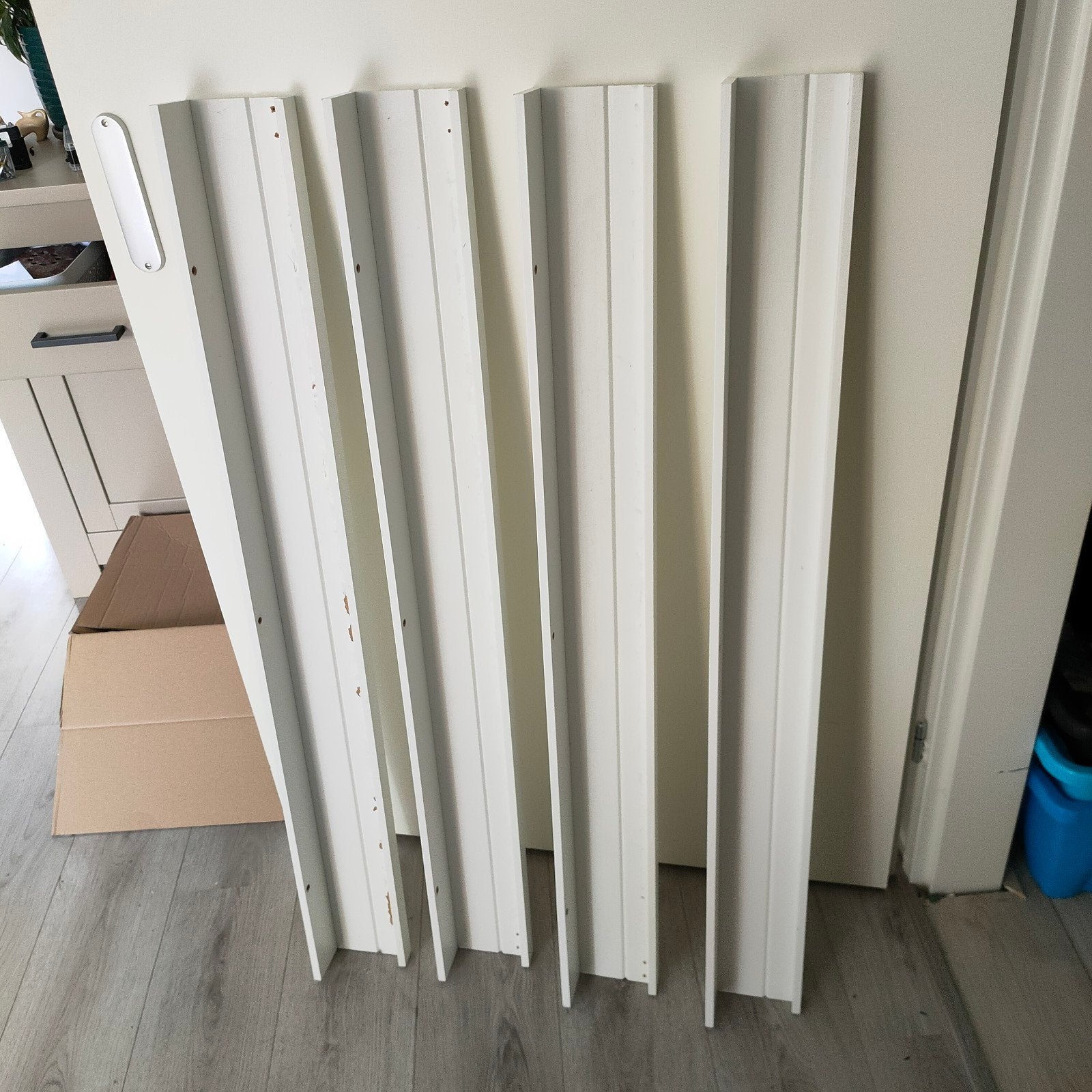 IKEA Mosslanda  115 cmfotoplanken (4 stuks), Ophalen, Gebruikt