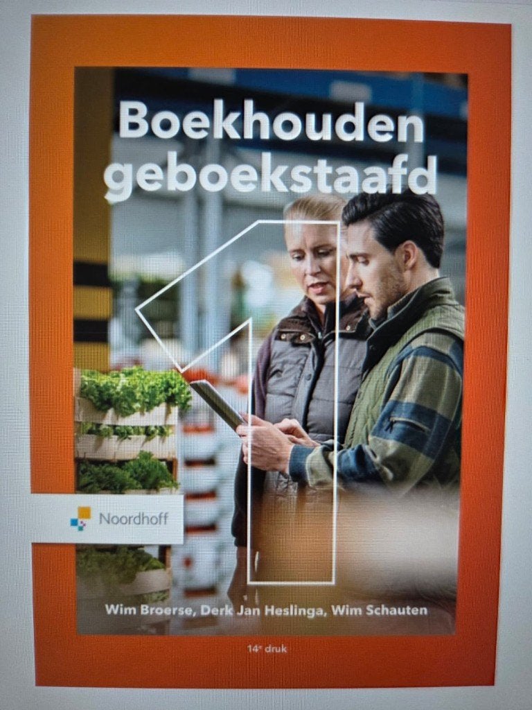 Boekhouden geboekstaafd 1, Ophalen of Verzenden, Beta, Zo goed als nieuw, HBO