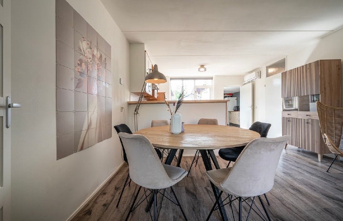 Light & Living Ronde Eettafel Magnifera Mangohout, 140cm – B, Ophalen, 100 tot 150 cm, Rond, Nieuw