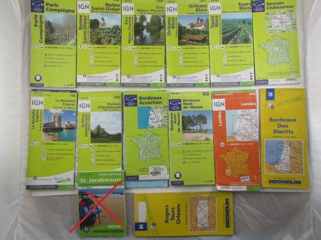 Santiago de Compostela route door Frankrijk, Overige merken, Fiets- of Wandelgids, Europa, Ophalen of Verzenden