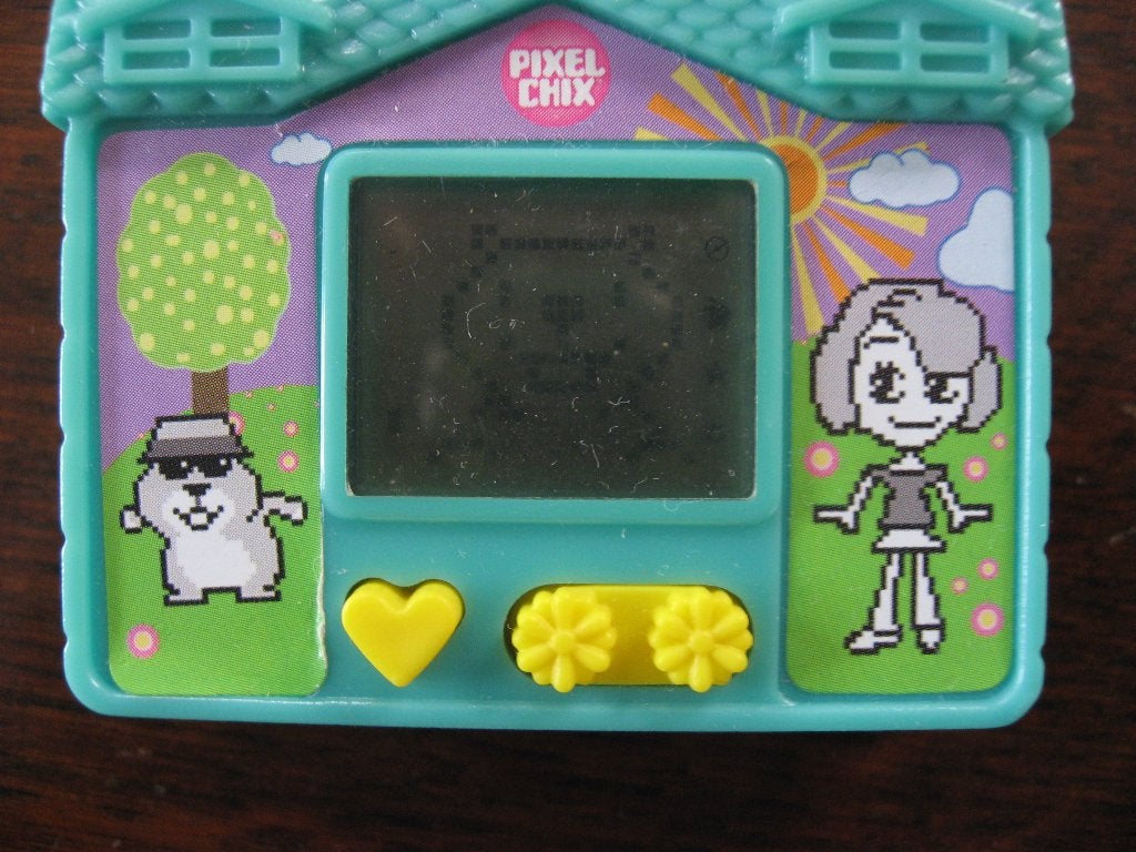 vintage spelletje Pixel Chix, McDonalds, verzorg huisdier, Verzenden, Zo goed als nieuw