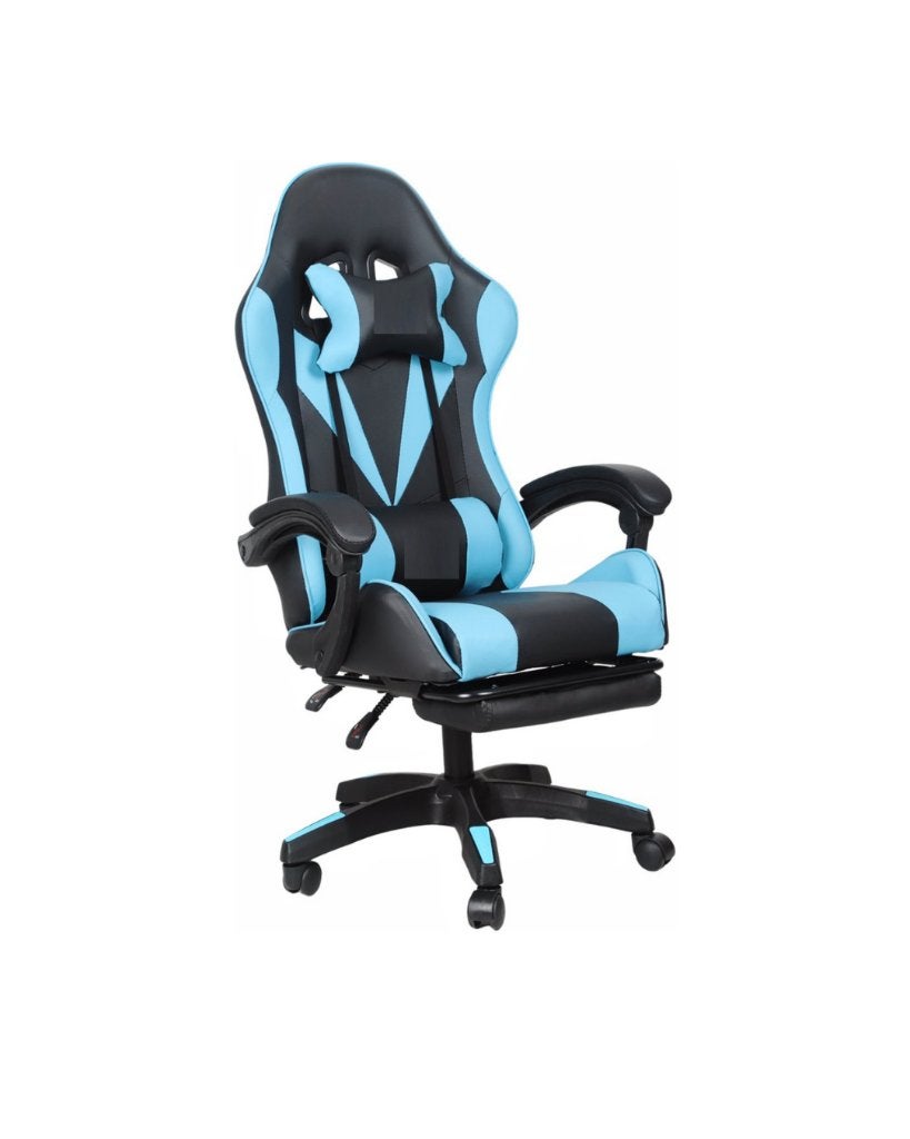 Bayt Gamestoel -Gaming chair-Comfort Gamingstoel-Zwart/blauw, Ophalen, Gaming bureaustoel, Blauw, Nieuw