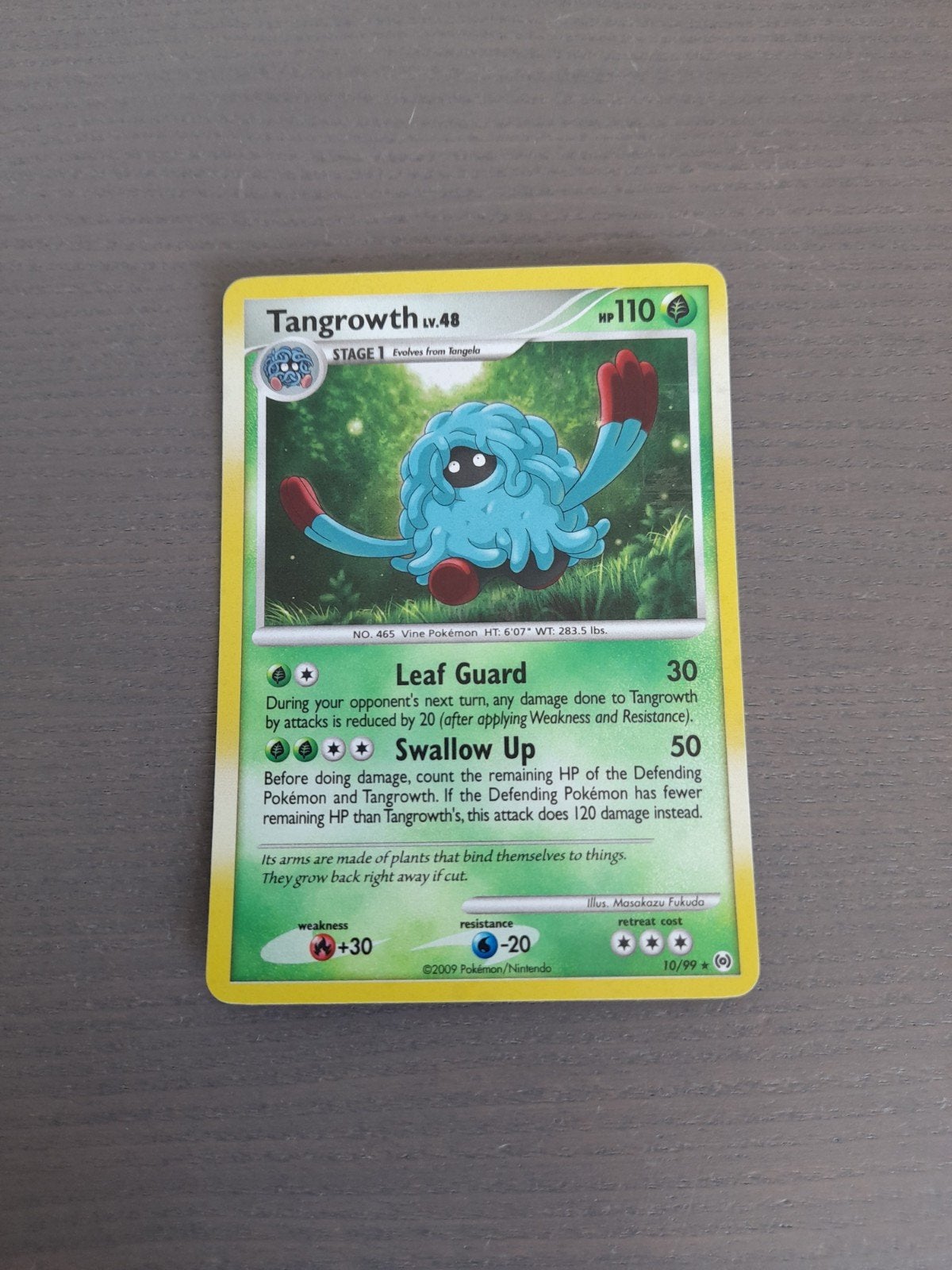 arceus 10/99 tangrowth holo, Ophalen of Verzenden, Gebruikt, Losse kaart, Foil