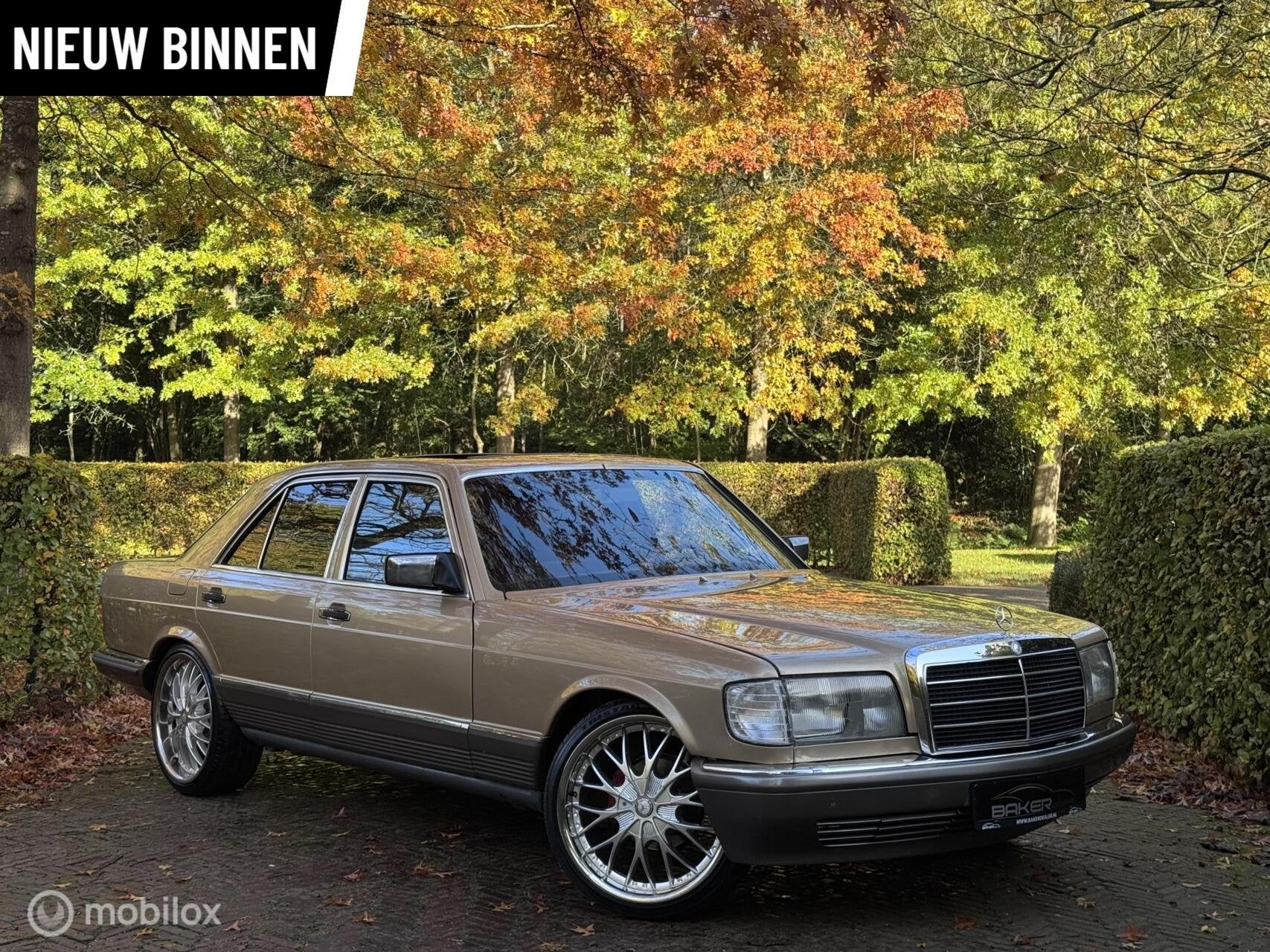 Mercedes S-klasse 280 SE ~ Oldtimer ~ Nette staat ~ Automaat, Achterwielaandrijving, Gebruikt, Bruin, Bedrijf