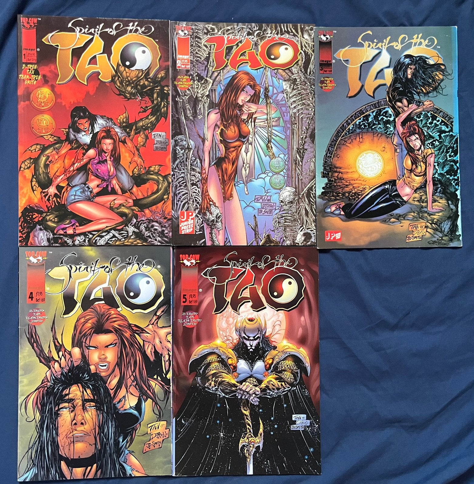 Spirit of the Tao 1 t/m 5 Nederlands Juniorpress, Boeken, Strips | Comics, Complete serie of reeks, Ophalen of Verzenden, Gelezen