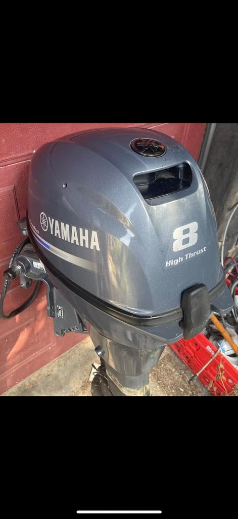 Yamaha 8pk high trust, Ophalen, Zo goed als nieuw, Benzine, Met afstandsbediening