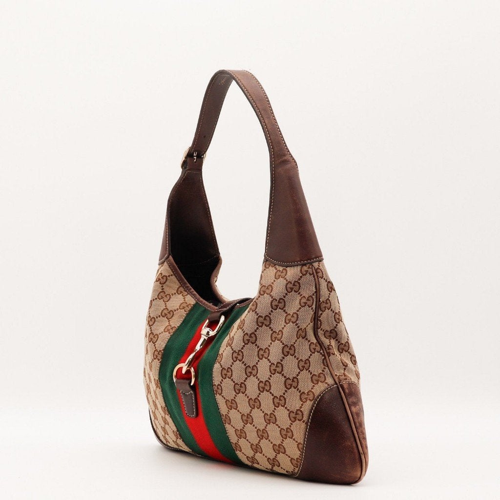 Gucci Jackie Bouvier handtas, Verzenden, Gebruikt, Zwart, Handtas