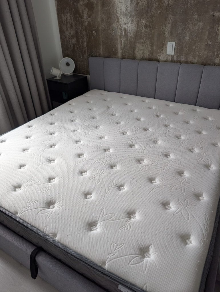 Bed 180x200 with mattress, Overige materialen, Gebruikt, Tweepersoons, 180 cm