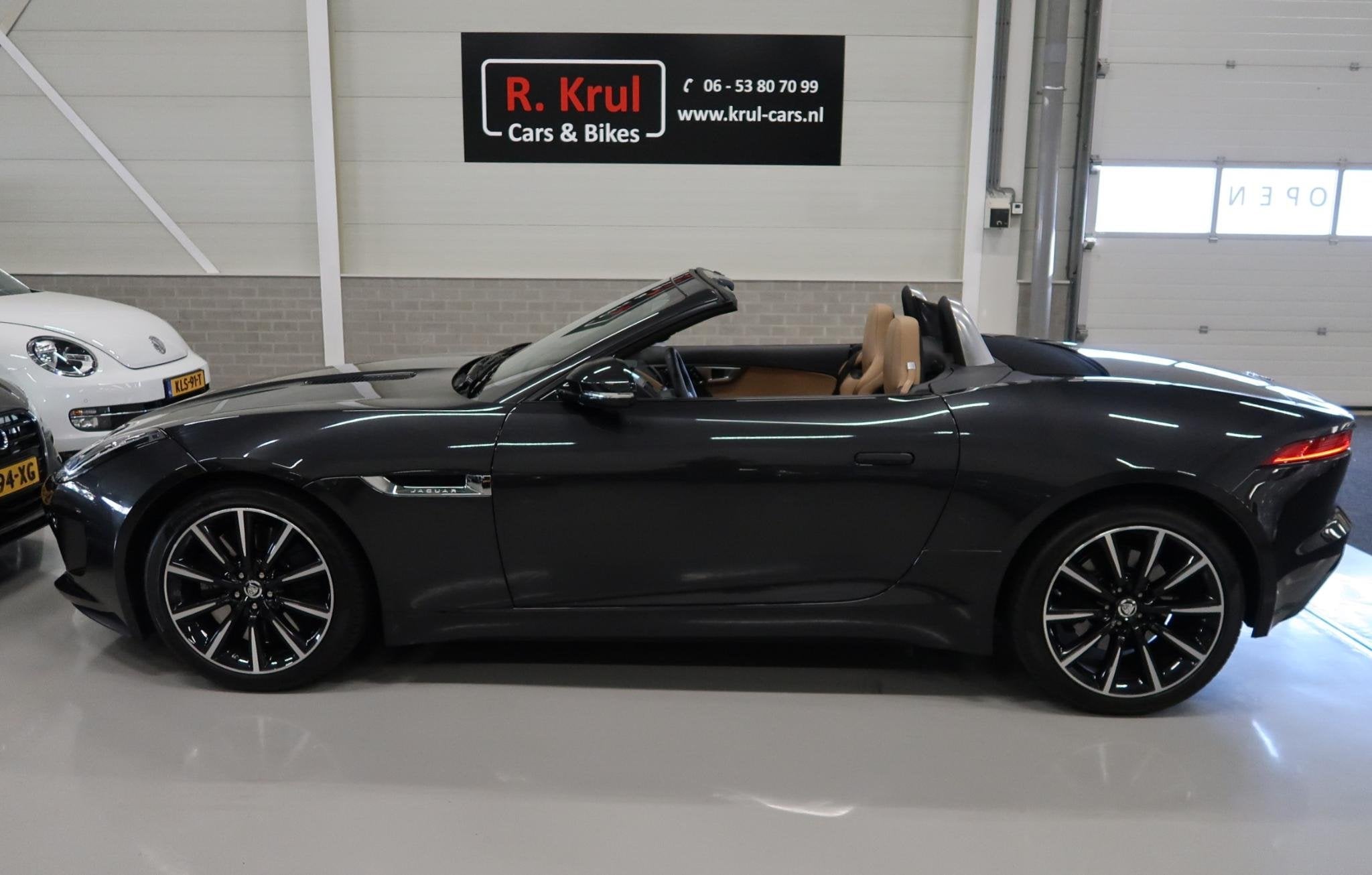 Jaguar F-TYPE 3.0 V6 S Convertible 380PK NL-auto NAP Boekjes, Auto's, Achterwielaandrijving, 2995 cc, Cabriolet, 93 €/maand