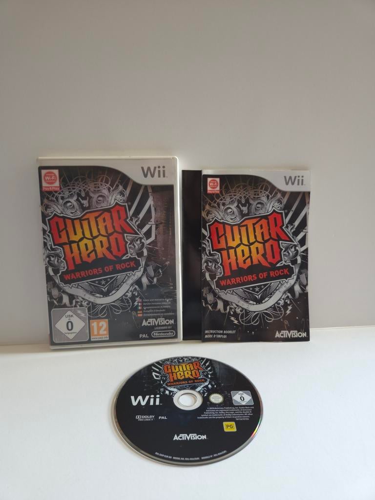 Nintendo Wii - Guitar Hero Warriors of Rock, Spelcomputers en Games, Games | Nintendo Wii, Muziek, 1 speler, Ophalen of Verzenden