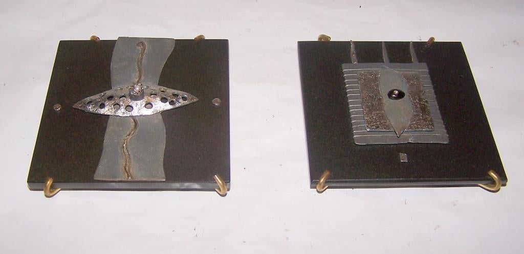 2 kunsttegels Vivi Haacke -Dark Passion. Nieuwstaat., Ophalen of Verzenden