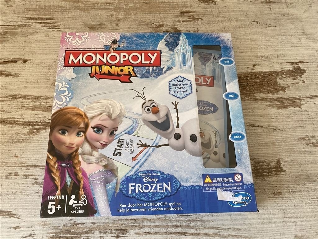 Monopoly junior frozen parker [s498], Verzenden, Zo goed als nieuw