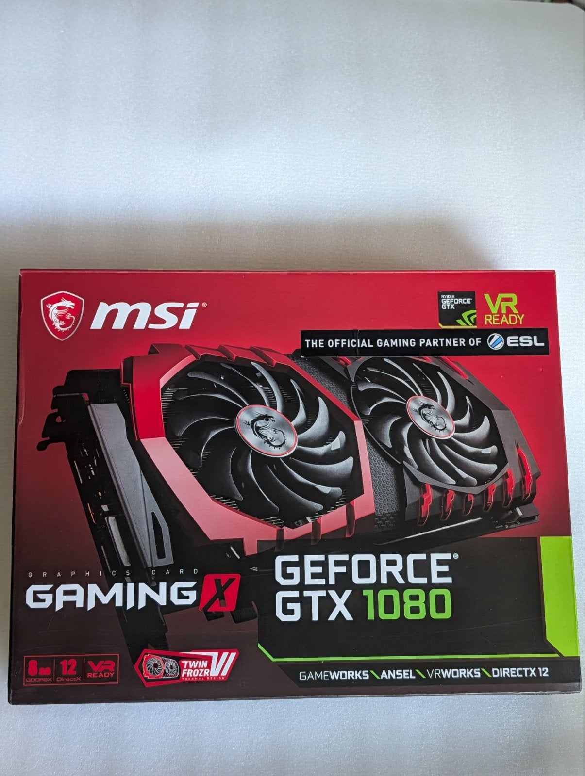 MSI GeForce GTX 1080 GAMING X 8G – Snelle & stille GPU, Computers en Software, PCI-Express 3, HDMI, Ophalen of Verzenden, Nvidia