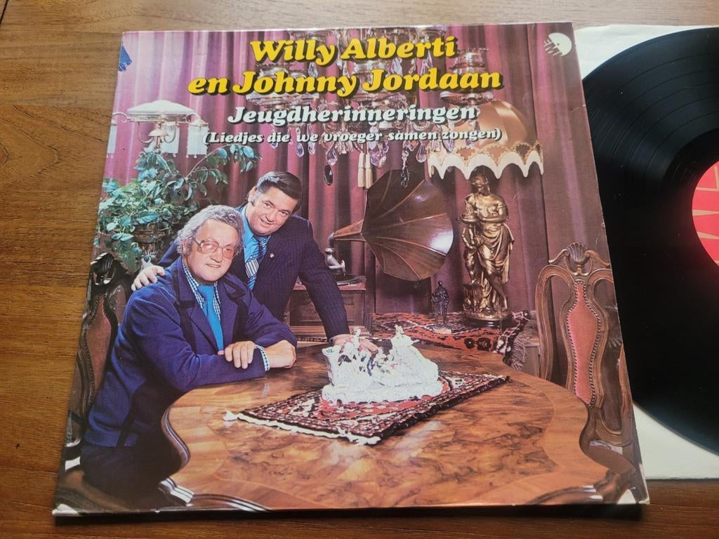 Willy Alberti & Johnny Jordaan - Jeugdherinneringen LP, Cd's en Dvd's, Vinyl | Nederlandstalig, Ophalen of Verzenden, Gebruikt