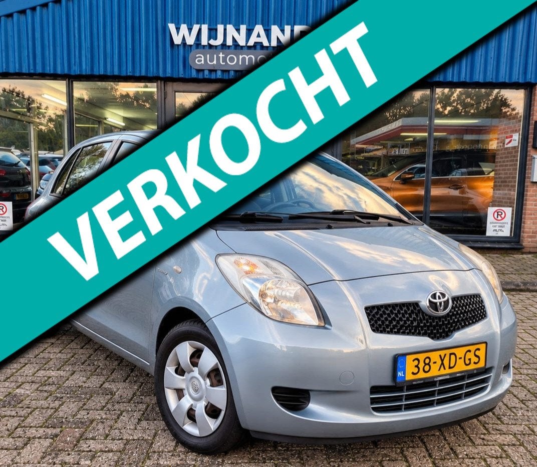 Toyota Yaris 1.3 VVTi Terra Airco 5 deurs Elek ramen, Auto's, Voorwielaandrijving, Dealer onderhouden, 40 €/maand, Elektrische ramen