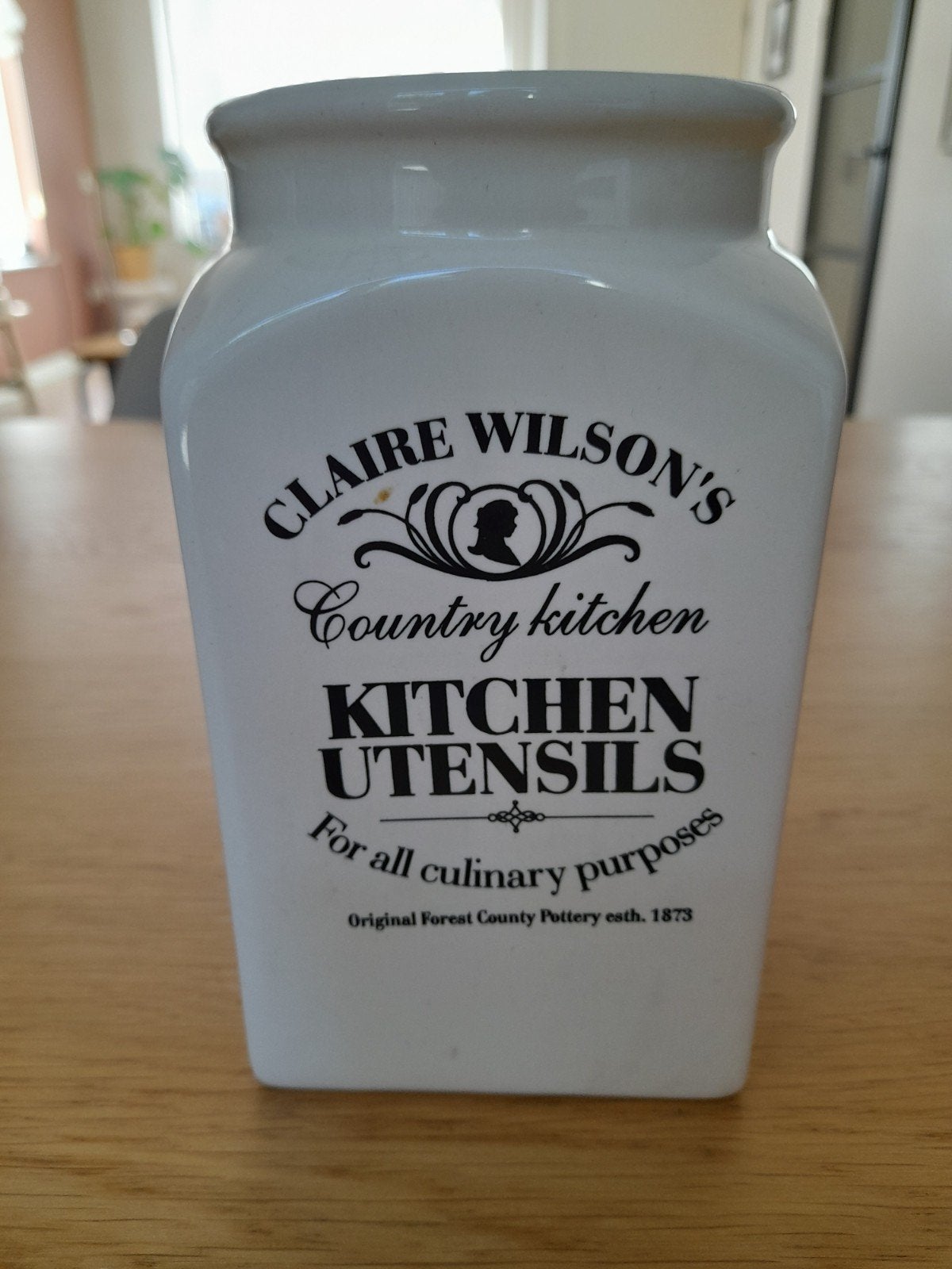 Claire Wilson's Country Kitchen Keukengerei Pot, Ophalen, Zo goed als nieuw, Voorraadpot, Steen/keramiek