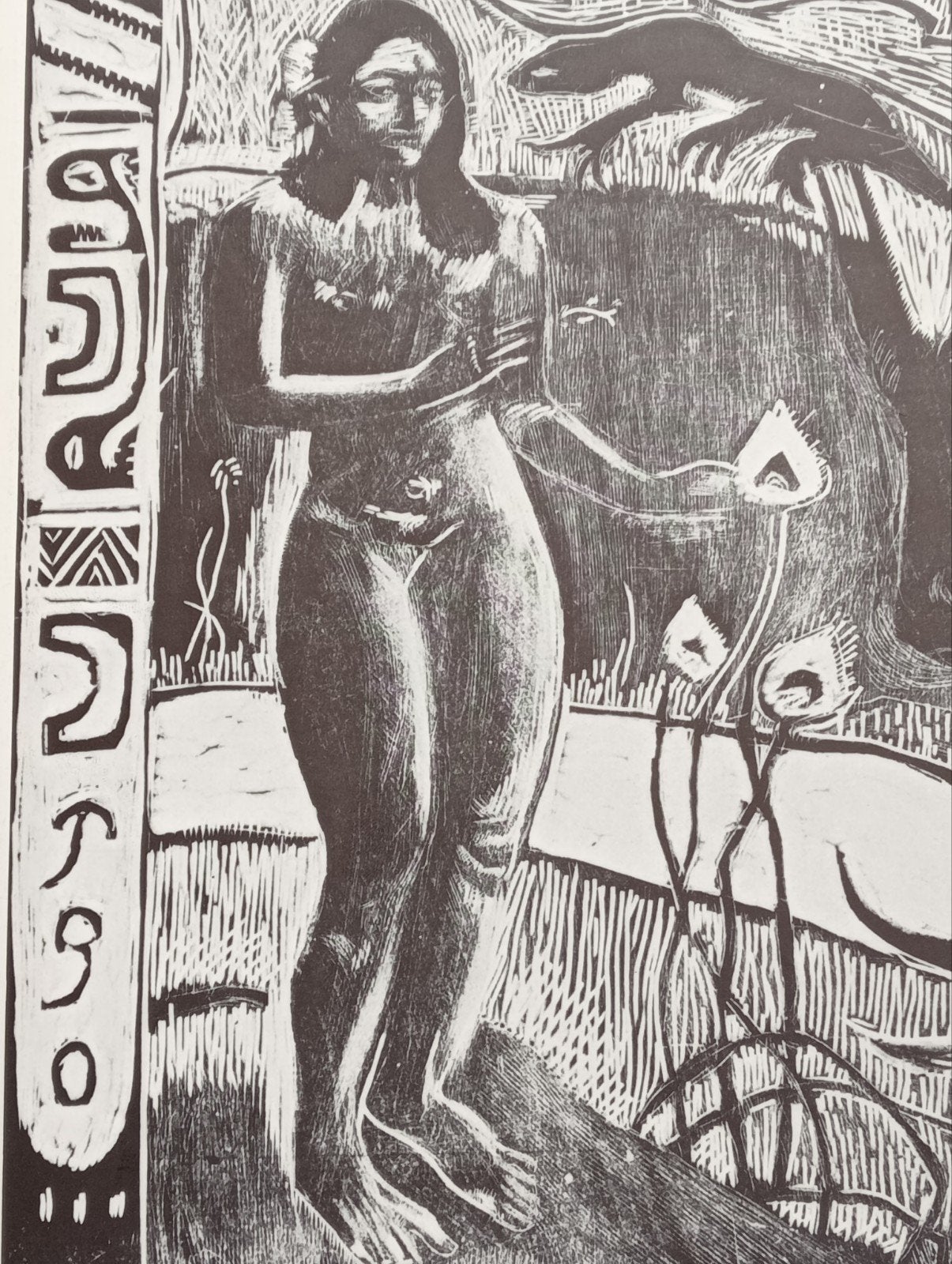 Paul Gauguin offset print jaren 70-80 - Naakt erotiek, Ophalen of Verzenden