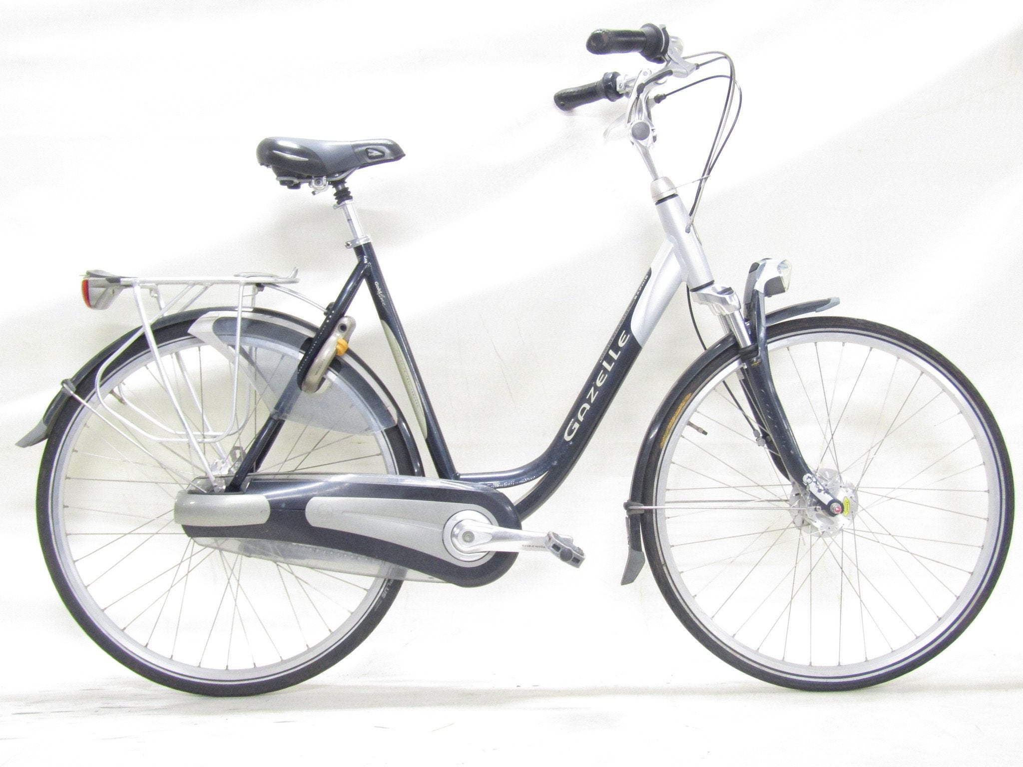 Gazelle Gold line blauw heren 57cm 28inch, Fietsen en Brommers, 57 tot 61 cm, Gebruikt, Gazelle, Versnellingen