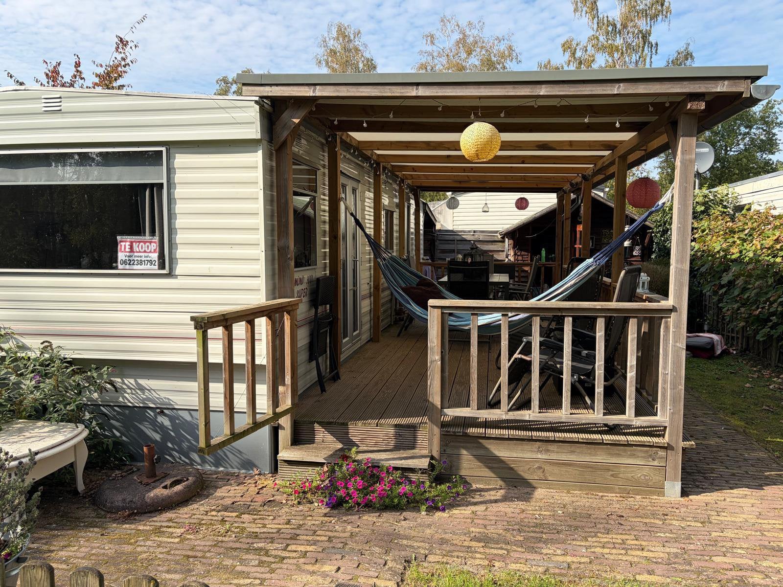 Mooie stacaravan met veranda te koop – Netersel, Tot en met 2