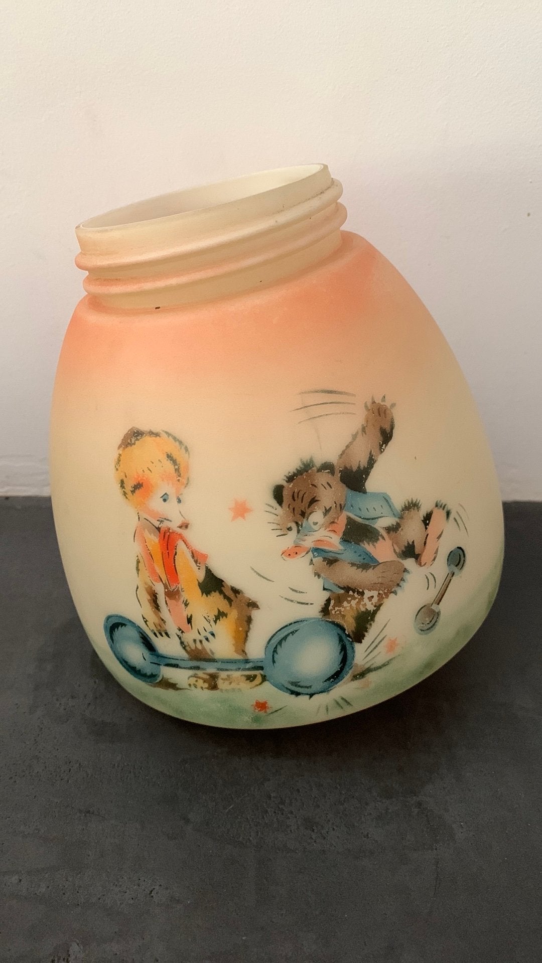 Vintage lampenkap kinderkamer jaren 50, Antiek en Kunst, Ophalen