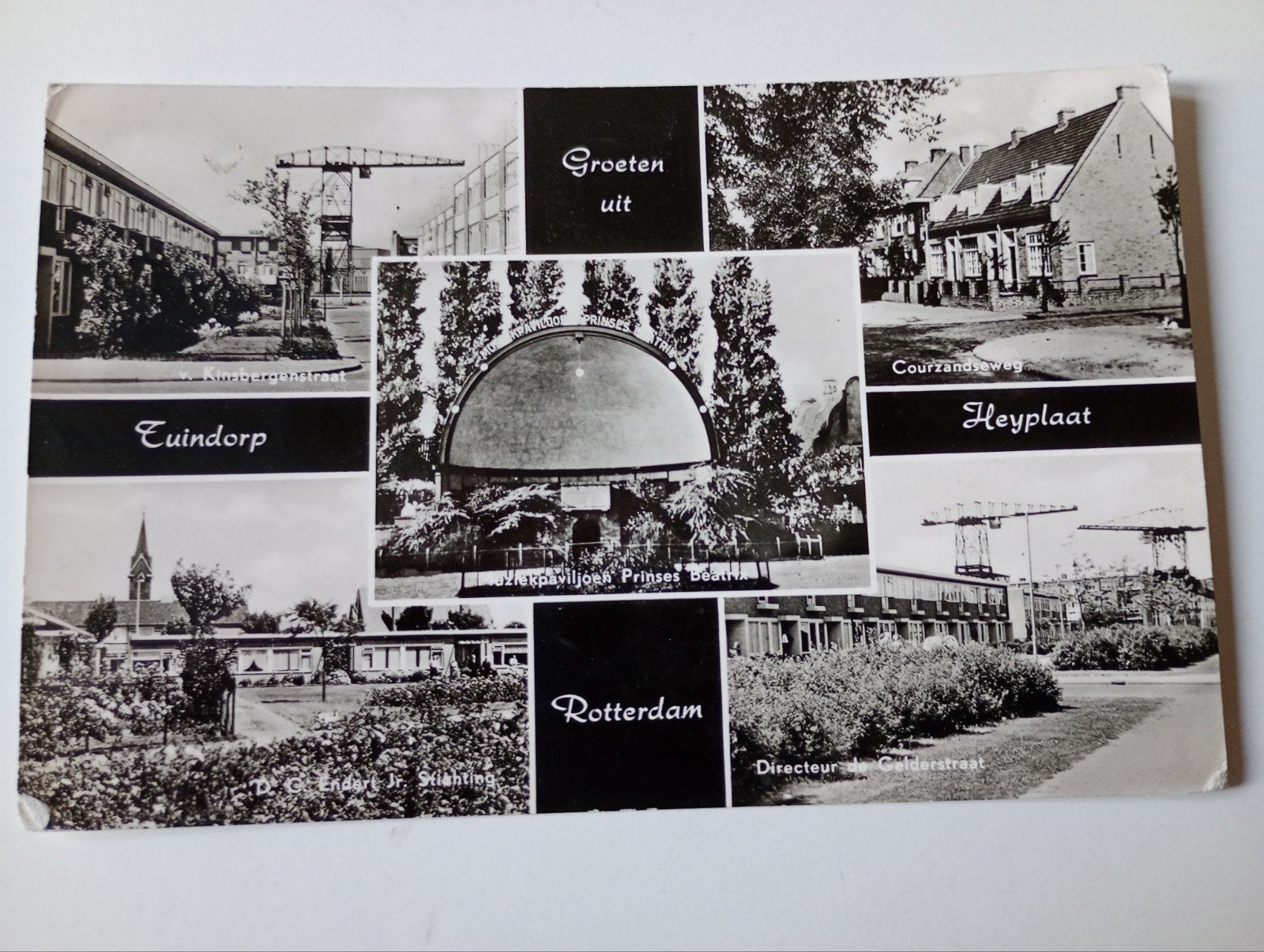 Rotterdam Tuindorp Heyplaat 1960, Ophalen of Verzenden, 1940 tot 1960, Gelopen, Zuid-Holland