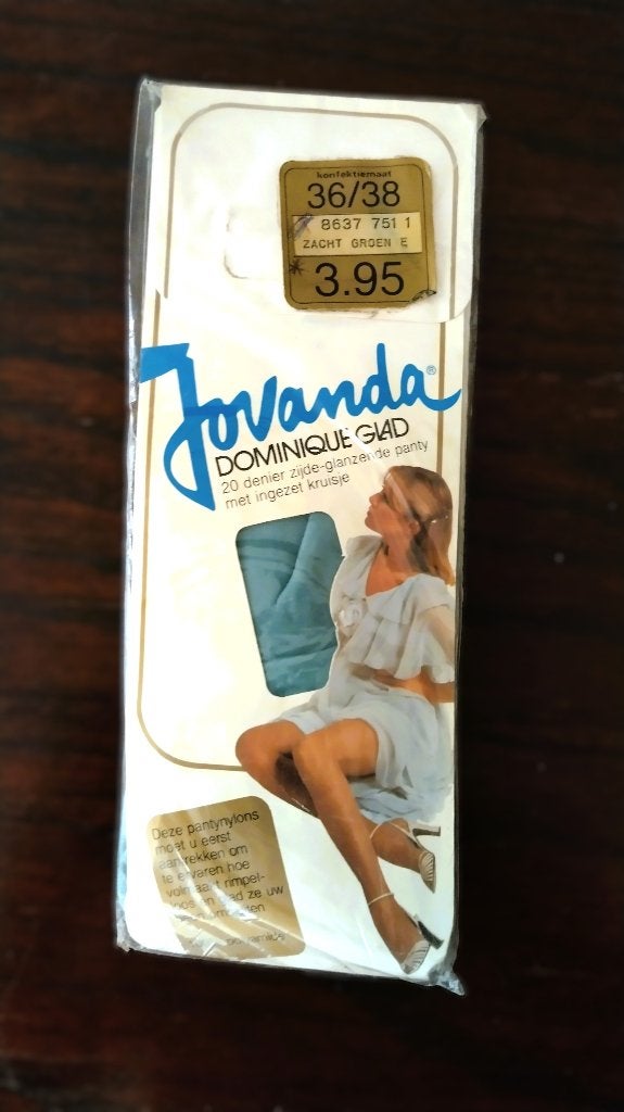 Vintage Zacht Zee Groene Jovanda Panty's, Maat: 36-40, Kleding | Dames, Leggings, Maillots en Panty's, Maat 36/38 (S), Nieuw, Ophalen of Verzenden
