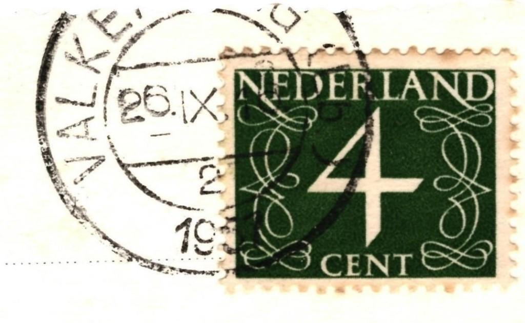 948560 Valkenburg Panorama 1957 Gelopen met postzegel, Verzamelen, Ansichtkaarten | Nederland, Ophalen of Verzenden, 1940 tot 1960