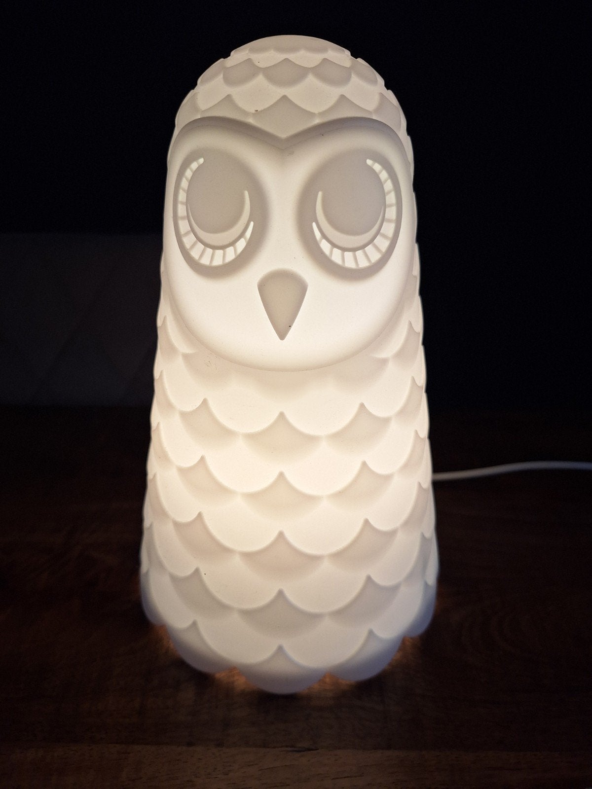 IKEA Solbo Uil Nachtlampje - Wit, 24V DC, 3W, Ophalen, Wit, Kunststof, Overige fittingen