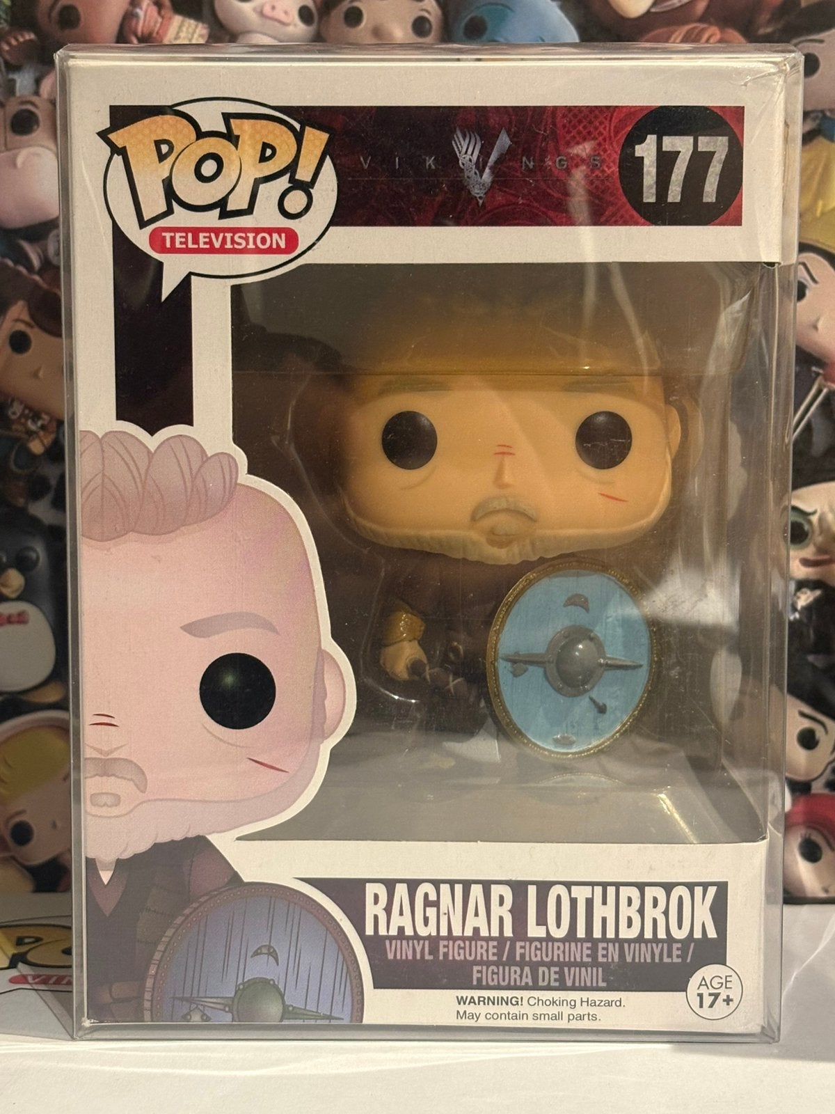 Funko pop Ragnar Lothbrok 177 Vikings television, Ophalen of Verzenden, Zo goed als nieuw