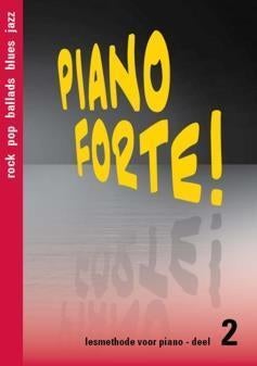 lesboek-piano forte! -deel 2, 3 + deel 5--methode voor piano, Muziek en Instrumenten, Gebruikt, Overige genres, Les of Cursus