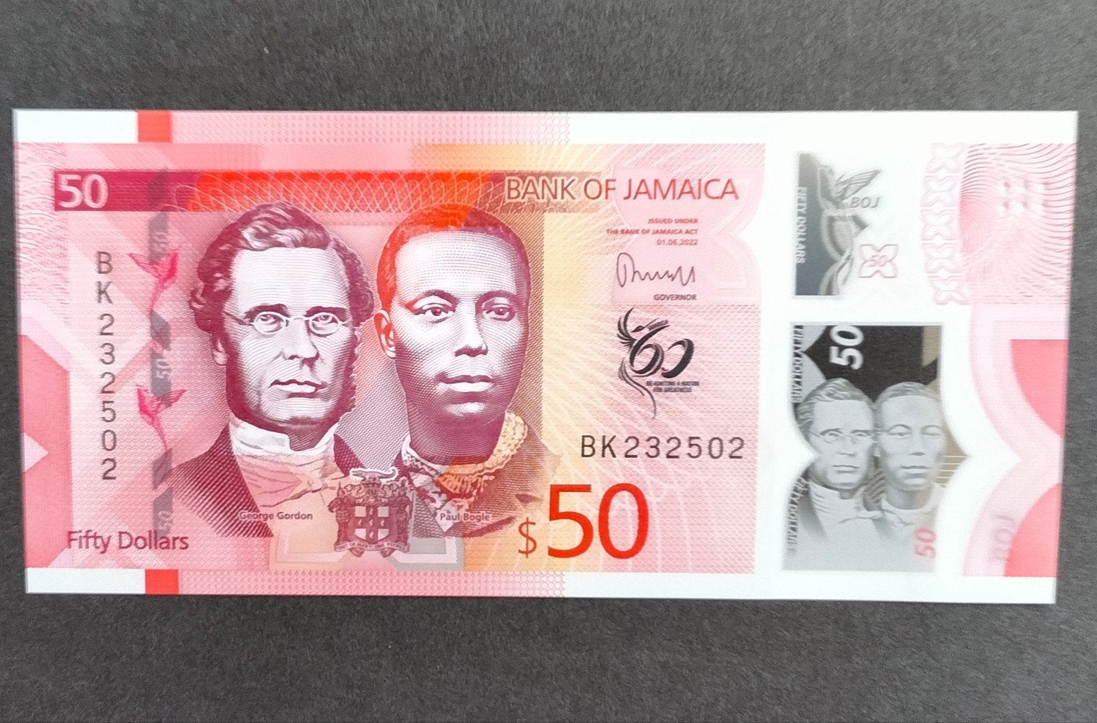 Jamaica - 50 Dollar 2022 - Pick#96 UNC., Verzenden, Noord-Amerika, Los biljet