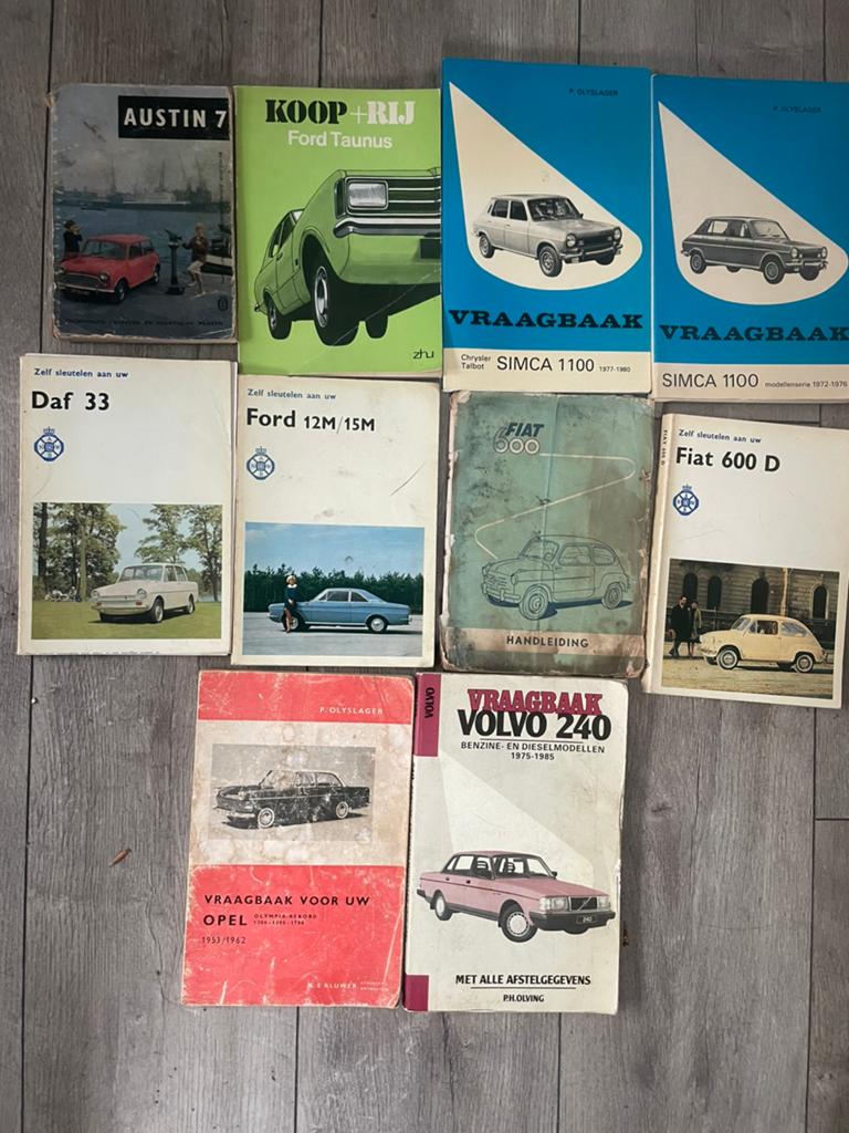 Vraagbaak, koop+rij, handleidingen van diverse auto’s, Boeken, Auto's | Boeken, Gelezen, Algemeen, Ophalen of Verzenden