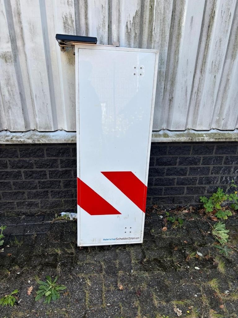 Actie raam elektronisch uitklapbaar CROW werkverkeer, Ophalen of Verzenden, Gebruikt