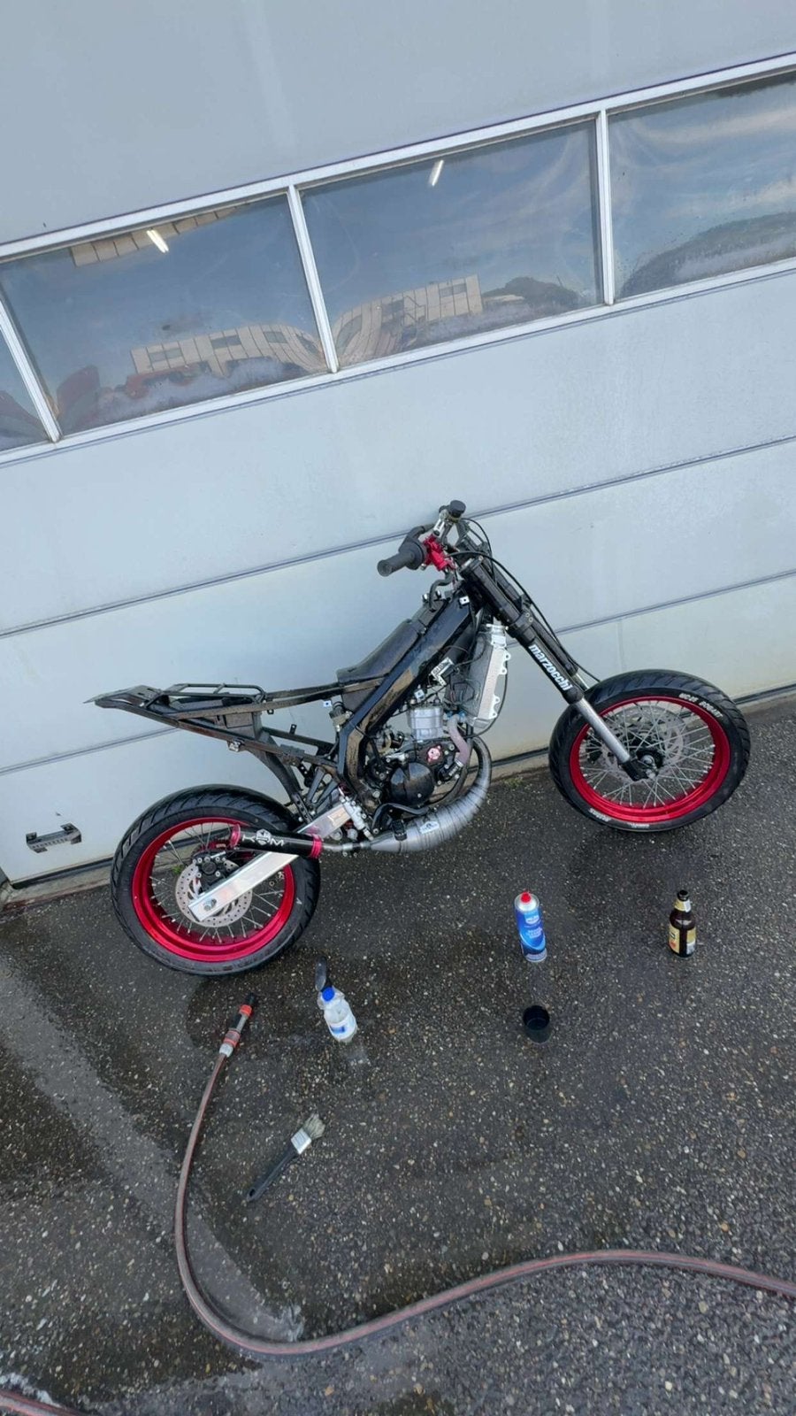 Derbi drd racing frame met prolink, Fietsen en Brommers, Ophalen of Verzenden, Zo goed als nieuw, Frame