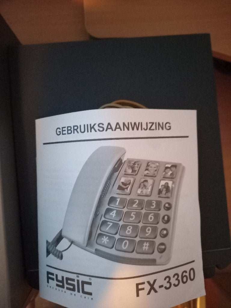 Seniorentelefoon met fototoetsen, Ophalen, Gebruikt, 1 handset