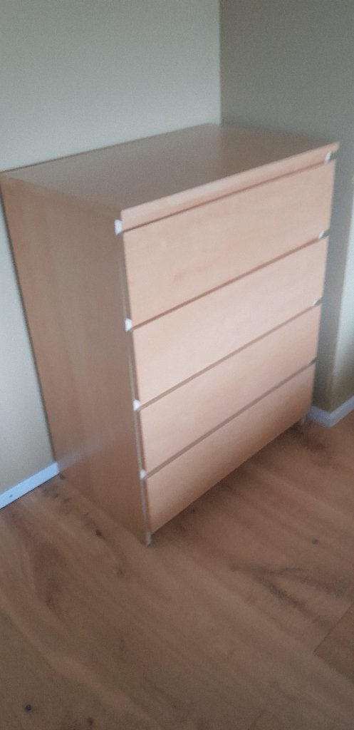 Ladekast, Ophalen, 50 tot 100 cm, Zo goed als nieuw, 3 of 4 laden